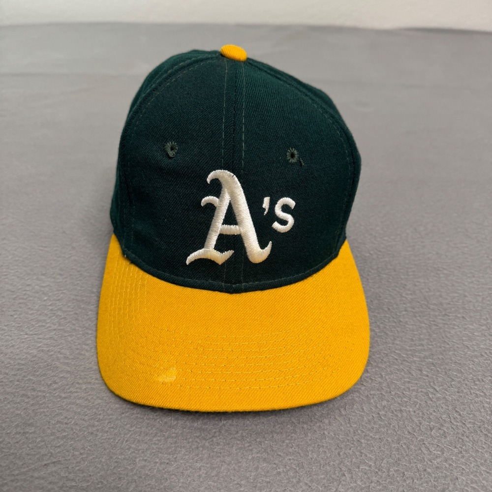 Sports‎ Specialties MLB Oakland Athletics Hat Youth 6 7/8 Green Wool Vintage A's